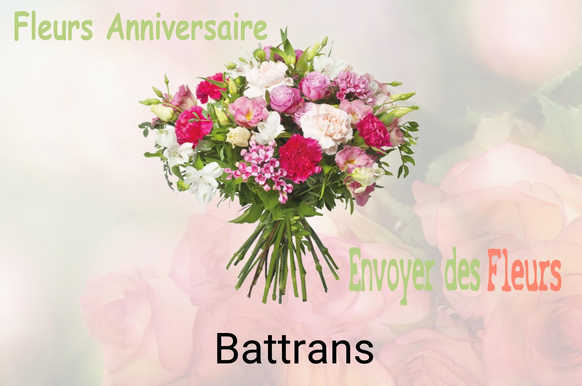 Bouquet de fleurs d’anniversaire livré à Battrans